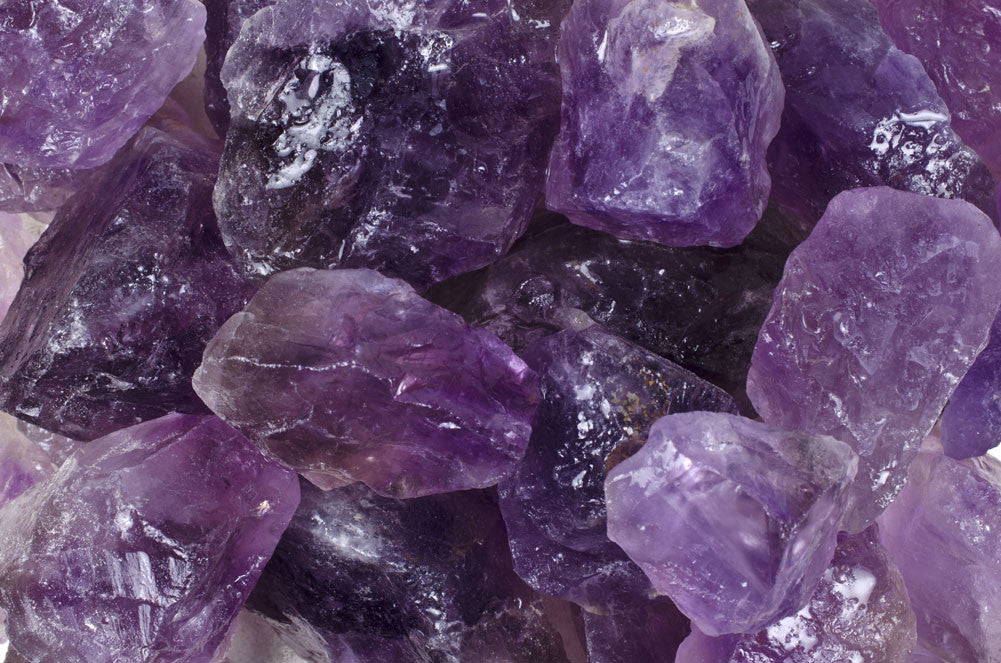 Fantasia Materials: 1 Lb Tumbled Amethyst A Grade Stones From Brazil Bulk  Natural Polished Gemstones for Crafts, Reiki and More 