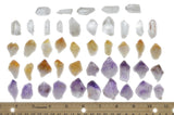75 Small, Medium, Large and Extra Large Points for Jewelry Making and Wire Wrapping - Citrine, Amethyst, and Clear Crystal Quartz Point