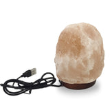Natural Mini Himalayan USB LED Salt Lamp - Natural