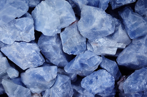 Blue Calcite Rough - "AAA" Grade