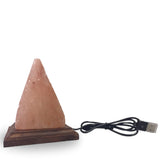 Copy of Natural Mini Himalayan USB LED Salt Lamp - Pyramid